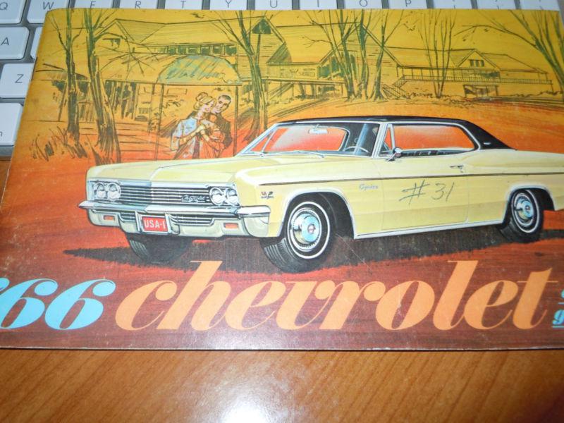 1966  chevy  owener manual