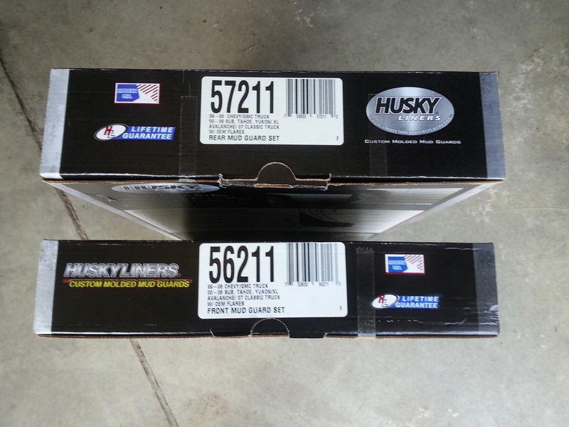 New husky liners 1999 to 2007 front and rear molded mud flaps splash guards