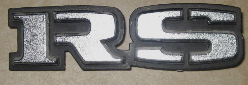 1969 rs camero emblem