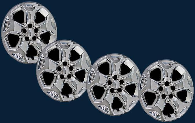 '11 12 13 ford edge se / sel 18" 5 spoke chrome wheel skins imp-359x new set/4