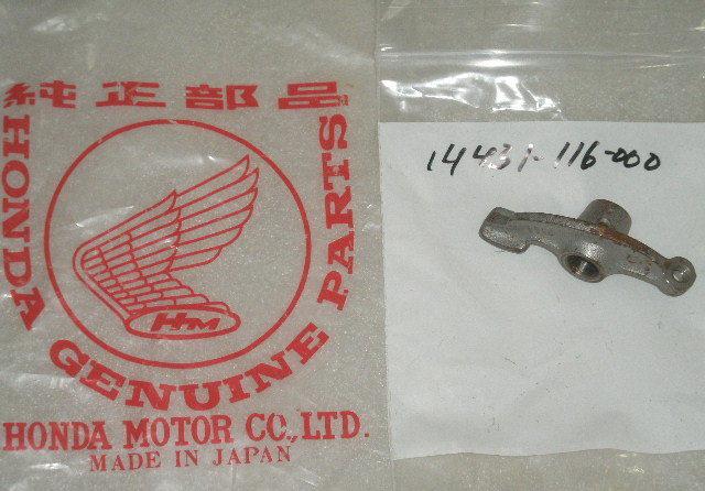 1973-1978 honda xr75 motocross  /1977-1979 xl75 valve rocker arm new oem nos