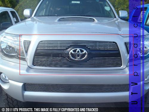 2011 toyota tacoma billet grille 4pc upper chrome kit custom 11