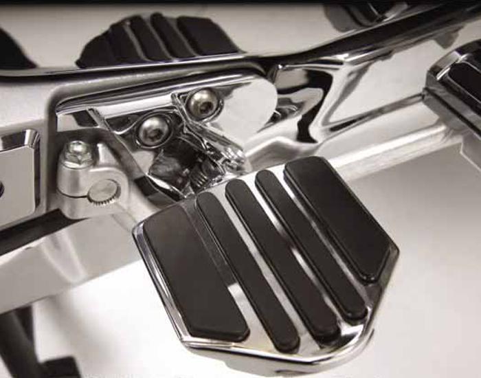 Show chrome rail slider mini for gl1800/suzuki vl800 & m50