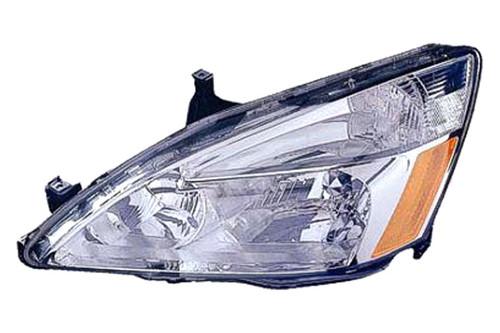 Replace ho2502120 - 03-07 honda accord front lh headlight lens housing