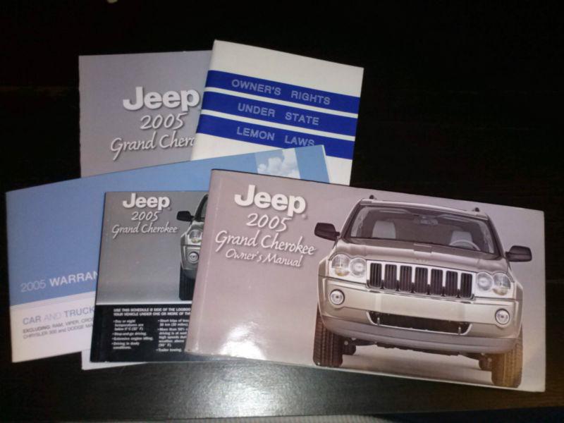 2005 jeep grand cherokee owners manual