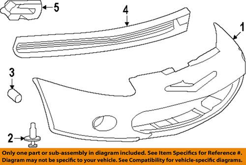 Chrysler oem 4805262ac bumper cover