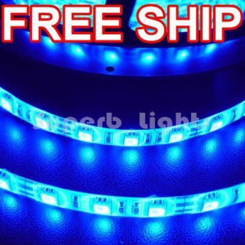 5m waterproof 5050 smd blue 300 led strip lights bulb