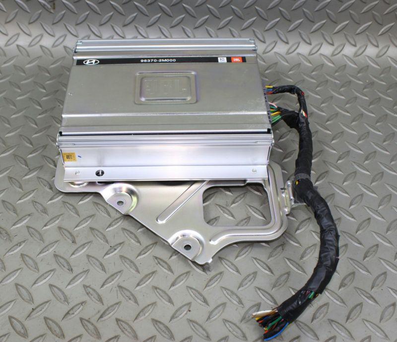 09-12 genisis coupe oem jbl amplifier subwoofer speaker wiring sub amp rear