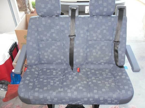 2006 dodge sprinter van 2 passenger seat in grey cloth