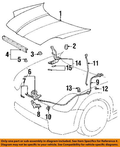 Toyota oem 5351017100 hood-lock