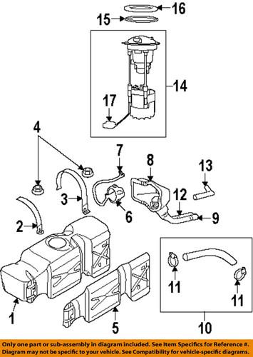 Mopar oem 55398305ae fuel tank filler neck