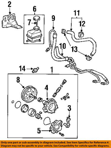 Toyota oem 4440620810 steering return hose/power steering return hose