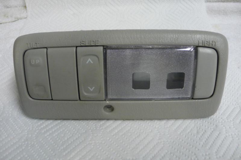 03,04,05,06,07,08 pontiac vibe or matrix sunroof control and dome reading light