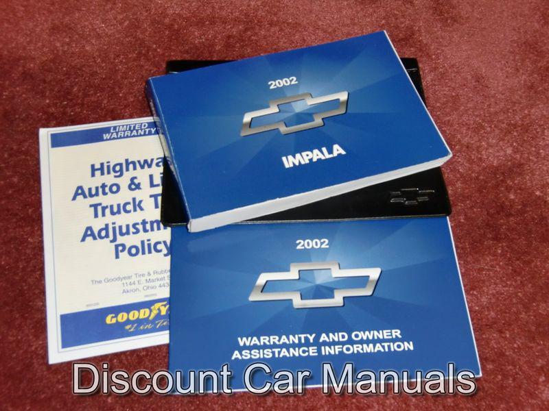 ★★ 2002 chevy impala owners manual portfolio 02!! ★★