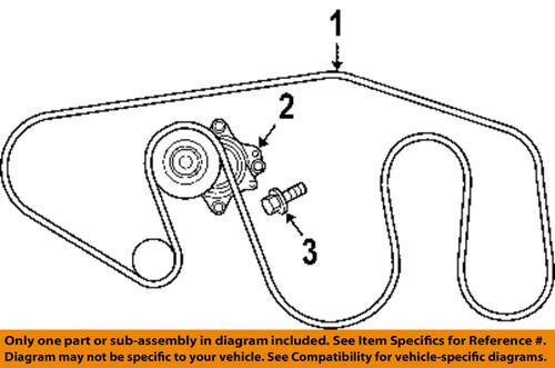 Nissan oem 119557s00a belt tensioner/automatic belt tensioner