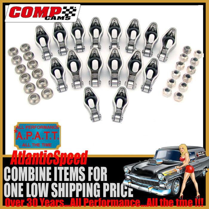 Comp bbc bb chevy 396 402 427 454 magnum roller rockers rocker arms 7/16" 1.7 