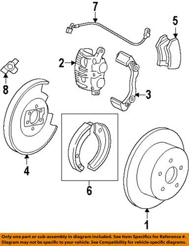 Ford oem 9l3z-2c026-a rear brake rotor/disc/disc brake rotor