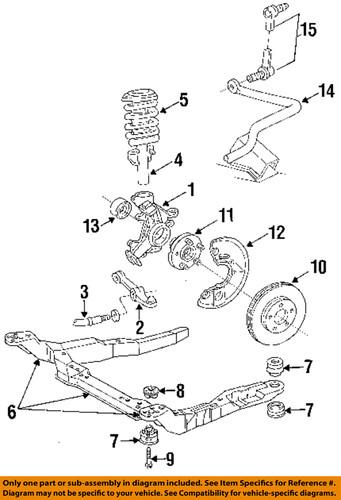 Ford oem e9dz5400145b front suspension-mount shim