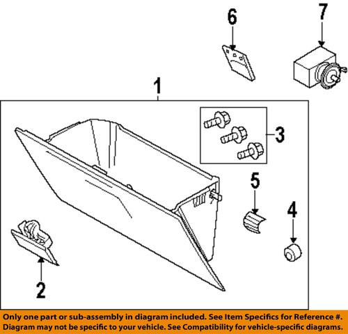 Ford oem 8c3z1506072aa glove box-latch