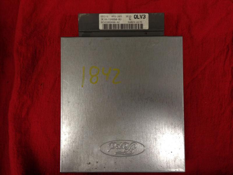 03 ford taurus engine 3.0l computer ecu ecm 3f1a-12a650-bd #1842