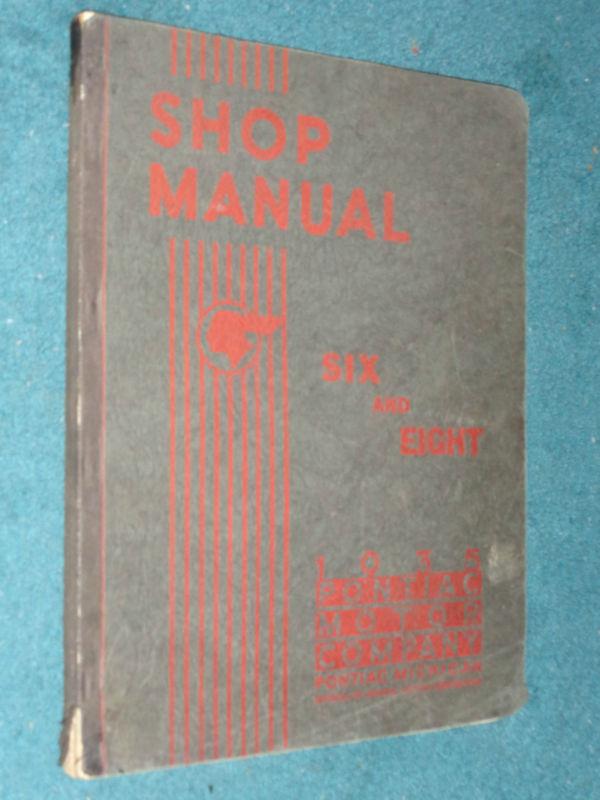 1935 pontiac shop manual  / service book / good original full-size repair book
