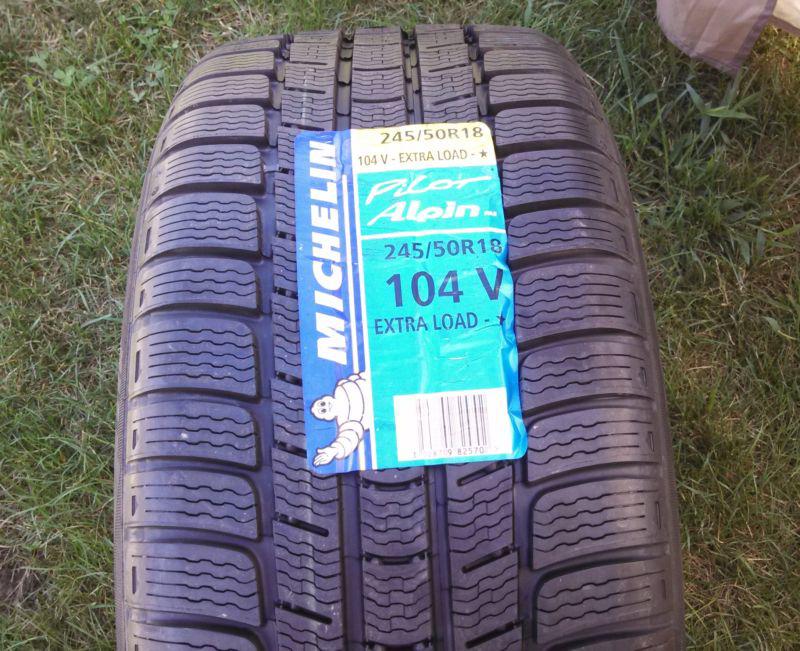 Michelin pilot alpin pa2 tires new 245 50 18 set of 2 genuine