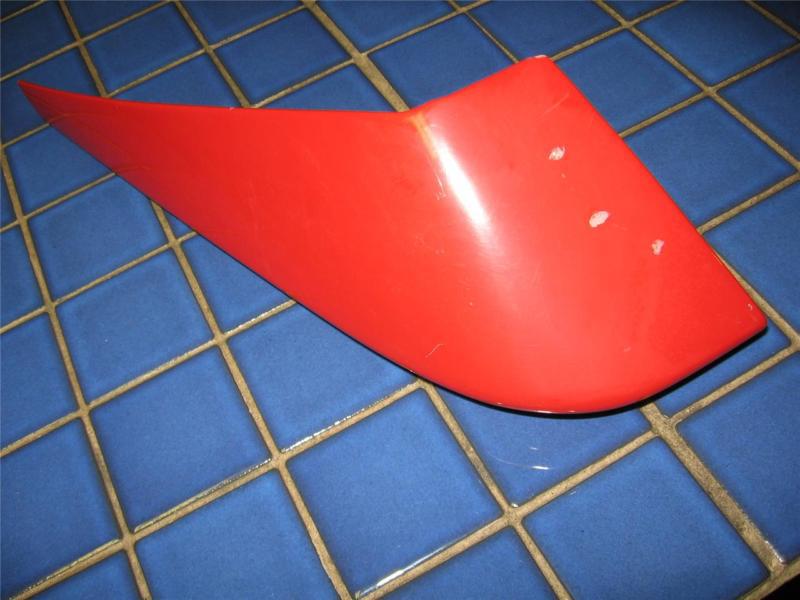 87-92 camaro rs iroc z/28 rear quarter panel spoiler large big style drivers lh