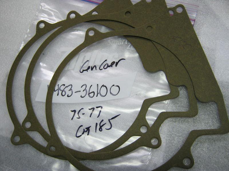 Suzuki gt185 nos generator cover gaskets 1975-1977 sold as 3 p.n. 11483-36100 