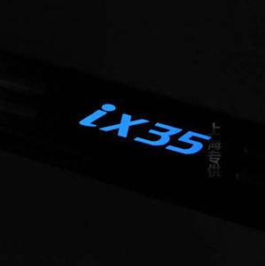 Stainless steel illuminate led door sill scuff plate fit hyundai ix35 2010-2013