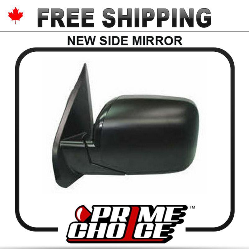 New power non heated drivers side view door mirror