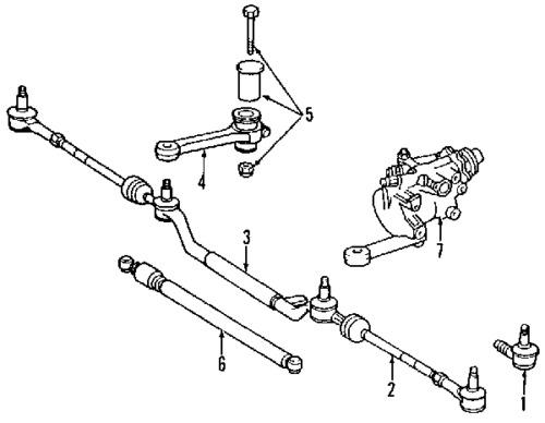 Mercedes-benz 0013307735 genuine oem factory original outer tie rod