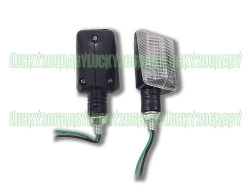 Black turn signal light fit for honda yamaha kawasaki ts30 7d