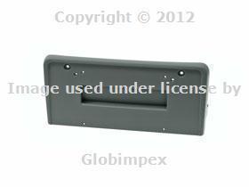 Bmw e46 m3 (2001-2006) license plate base front (primered) genuine + warranty