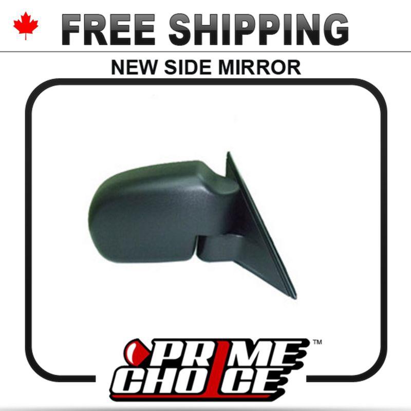 New power heated folding black passenger side view mirror for right door rh