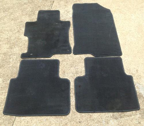 2008 honda accord black floor mats oem