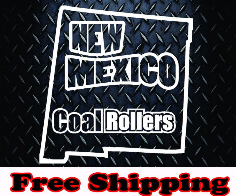 New mexico coal rollers * vinyl decal sticker cummins diesel 4x4 powerstrokce