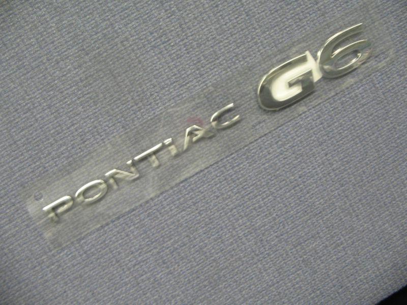 New gm pontiac g6 emblem 15290127