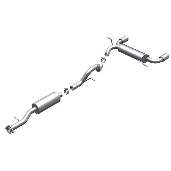 2006-2010 hummer h3 magnaflow 2.5" cat-back dual exhaust with tip 16630