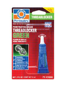 Permatex 29000 ~ penetrating grade threadlocker green - 6ml tube