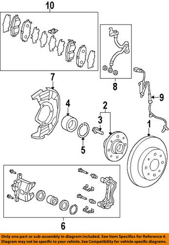 Honda oem 9452075000 brake-bearing snap ring