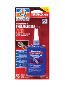 Permatex 27140 ~ high strength threadlocker red - 36ml bottle