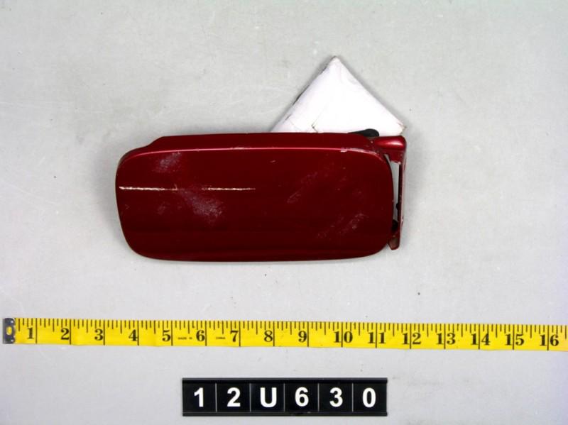 02 mercedes slk230 fuel filler door lid gas tank cover cap oem maroon 12u630