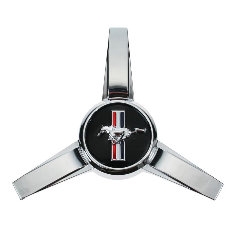 Mustang ford wheel center cap spinner with tri-bar running horse logo 2005-2012