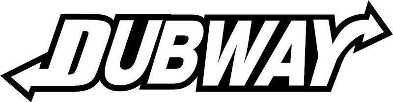 Dubway vinyl decal sticker euro vw golf jetta gti gli