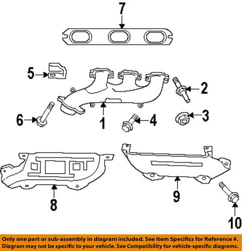 Mopar oem 4663958 manifold-exhaust-exhaust manifold gasket