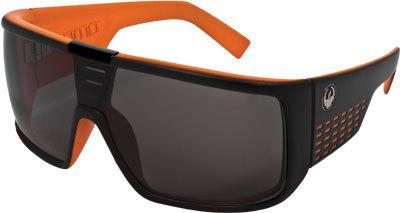 Dragon domo sunglasses matte black/orange w/grey lens 720-1898