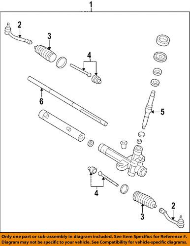 Hyundai oem 57724-1e000 steering tie rod end/tie rod