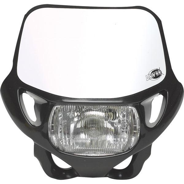 Black acerbis c.e./d.o.t. certified dhh headlight