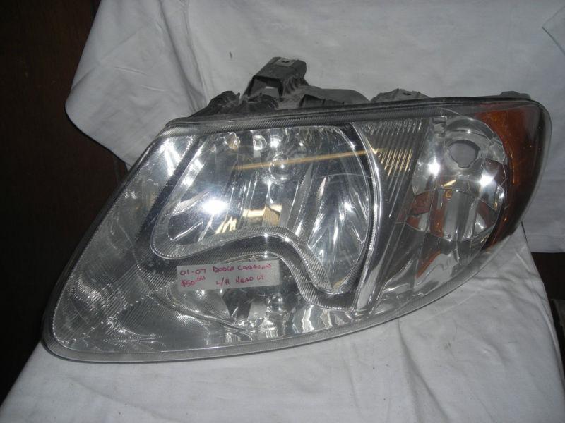 2001-2007 dodge caravan lh headlight