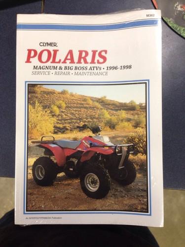 Clymer service manual (m362) for polaris magnum & big boss atvs 1996-1998
